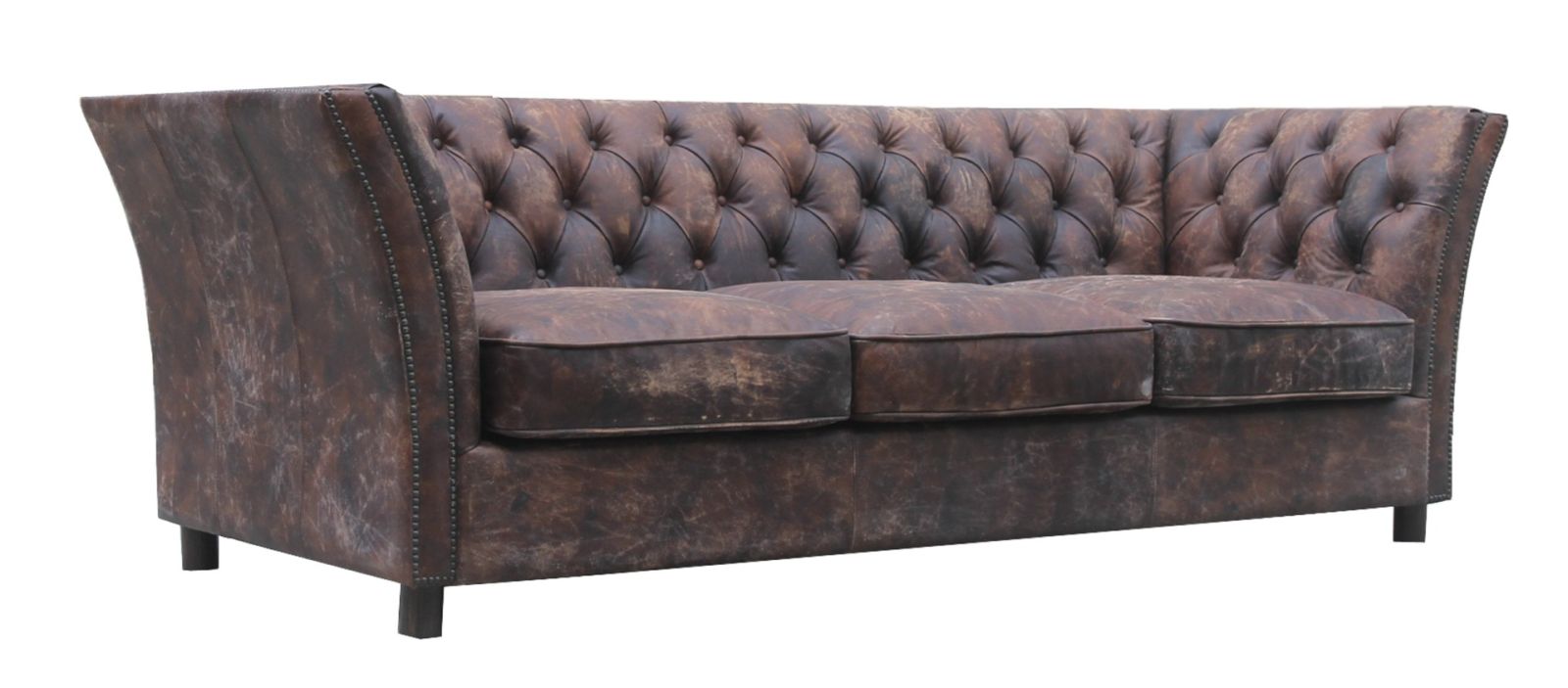 Product photograph of Vintage Chesterfield Savoy 3 Seater Sofa Distressed Real Leather from Chesterfield Sofas.