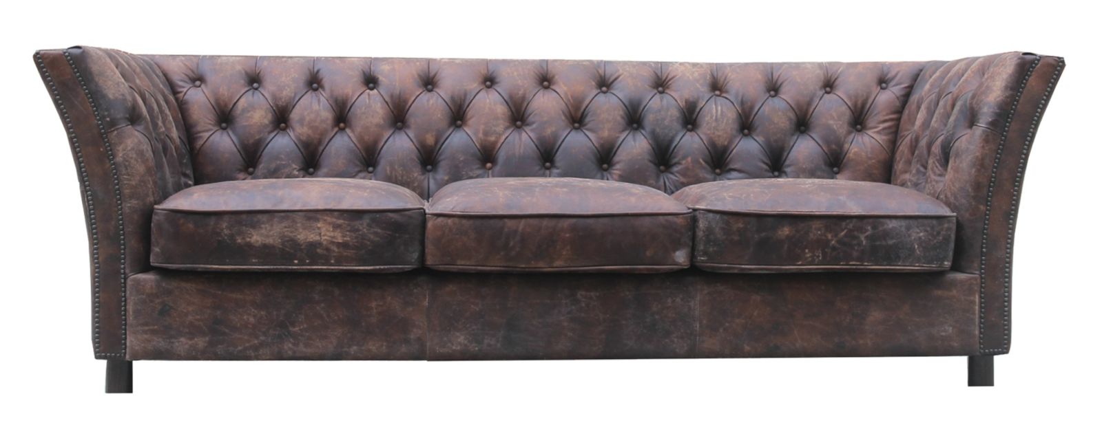 Product photograph of Vintage Chesterfield Savoy 3 Seater Sofa Distressed Real Leather from Chesterfield Sofas
