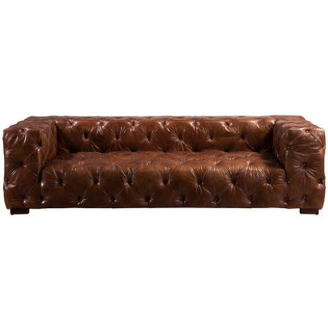 Product photograph of Vintage Handmade Chesterfield 3 Seater Sofa Buttoned Distressed Real Leather from Chesterfield Sofas