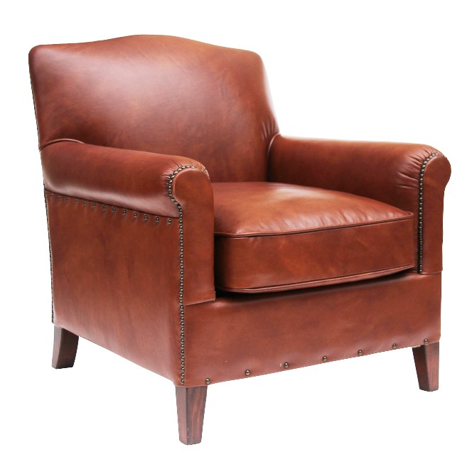 Product photograph of Vintage Handmade Connor Armchair Distressed Brown Real Leather from Chesterfield Sofas