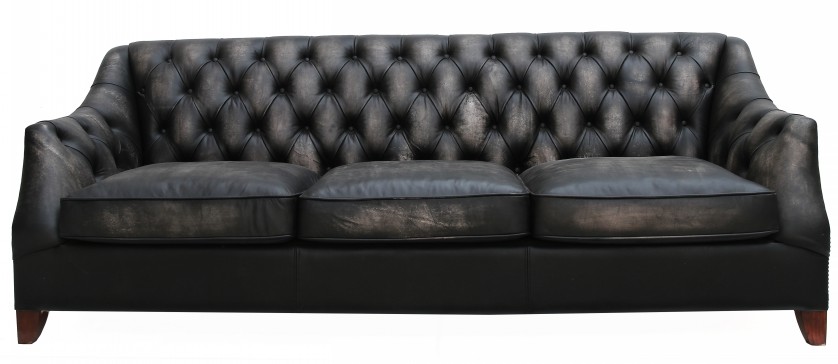 Product photograph of Vintage Viscount William 3 Seater Sofa Distressed Real Leather from Chesterfield Sofas