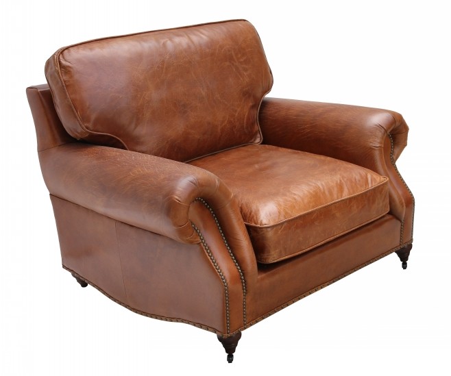 Product photograph of Westminster Handmade Vintage Armchair Distressed Brown Real Leather from Chesterfield Sofas