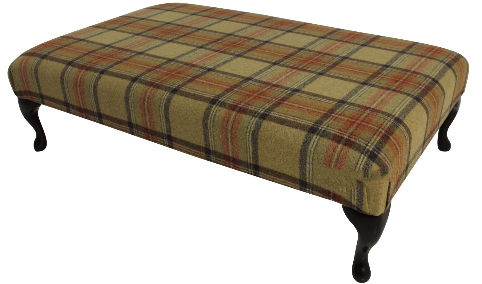 Product photograph of Wool Footstool In Benin Gbo Rough Goldcrest from Chesterfield Sofas.