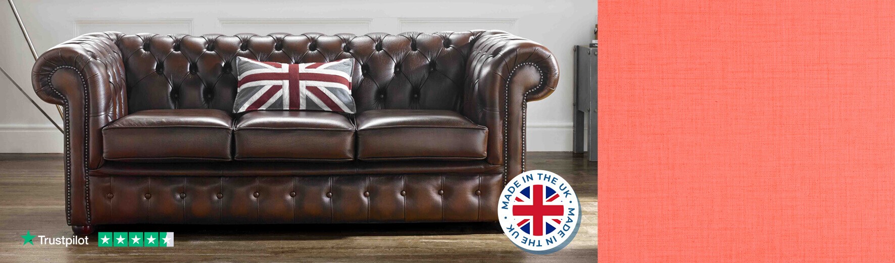 British Chesterfield Sofas Genuine Authentic Made in UK